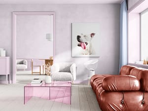 exemple de tirage encadré, portrait animalier signé Geoffrey Hanon