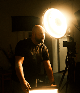 Chien photographié en studio à Bruxelless